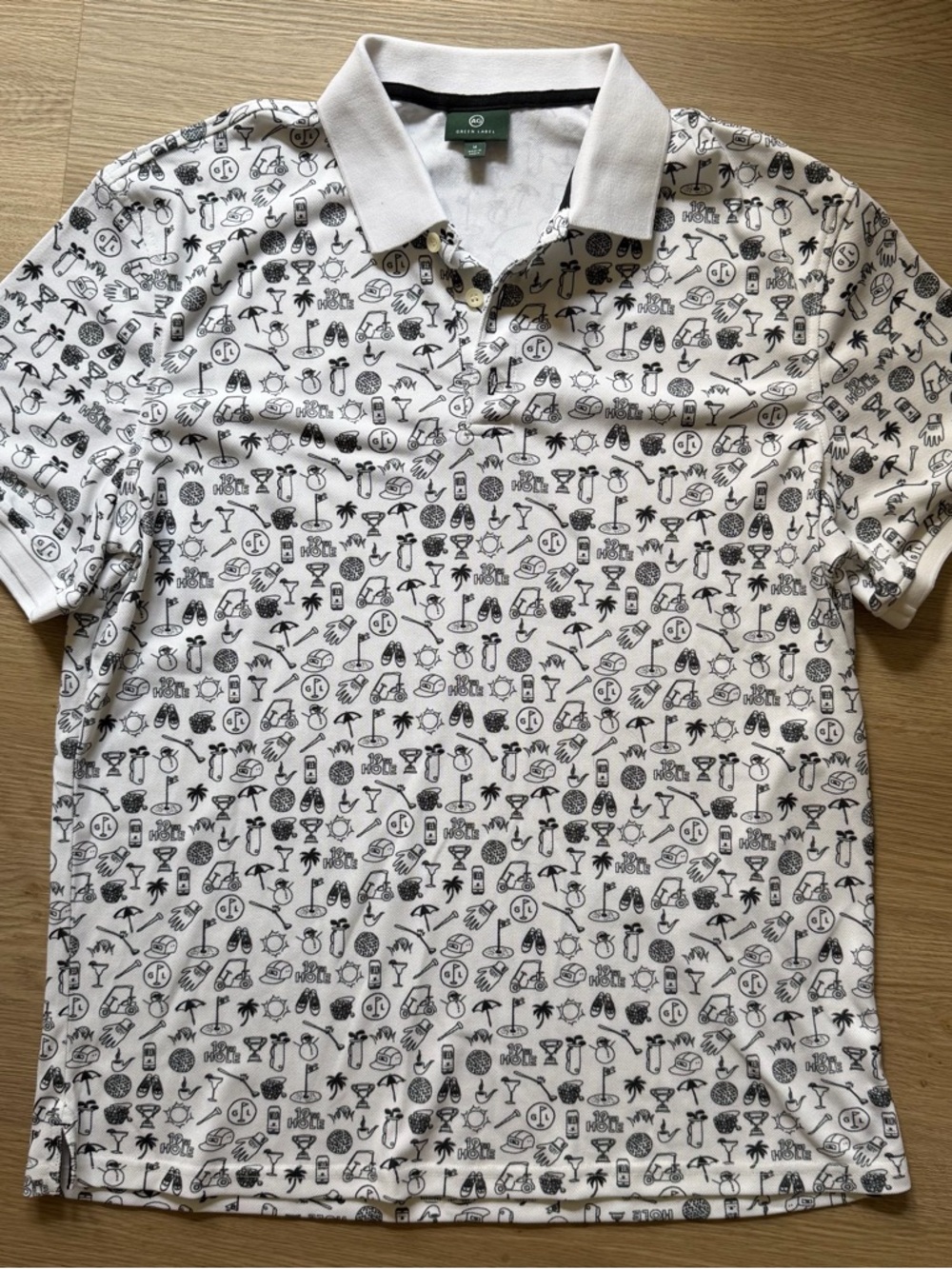 AG Green Label Doodle Golf Polo